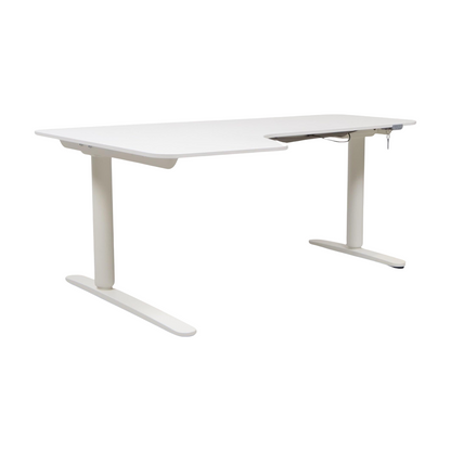 (160x110) IKEA Bekant el hev/senk i hvit