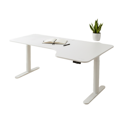 (160x110) IKEA Bekant el hev/senk i hvit