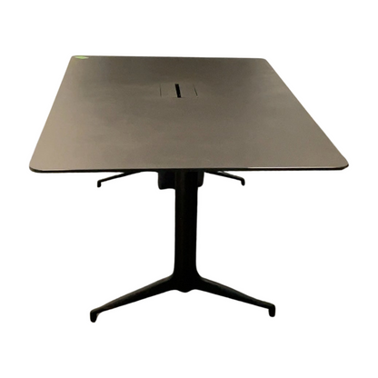 (200x120) Fora Form Kvart møteromsbord i svart