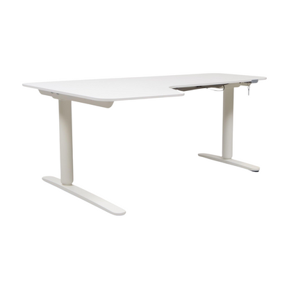 (160x110) IKEA Bekant el hev/senk i hvit