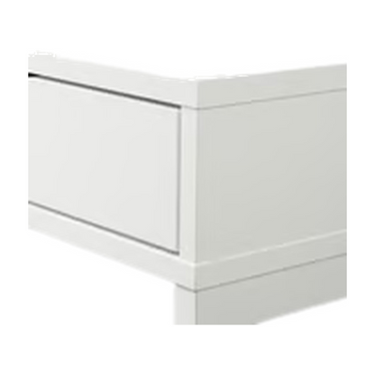 (132x58) IKEA Alex skrivebord i hvit