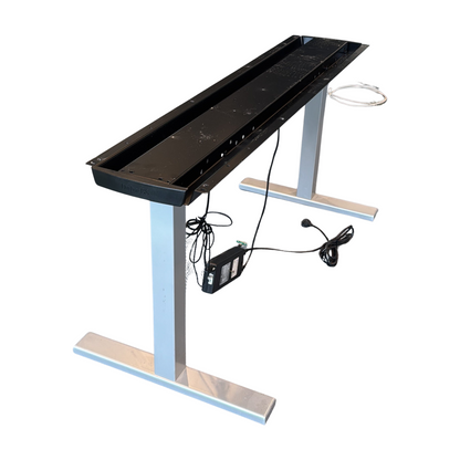Duba B8 el hev/senk i grå, passende til 100-120cm bordplater