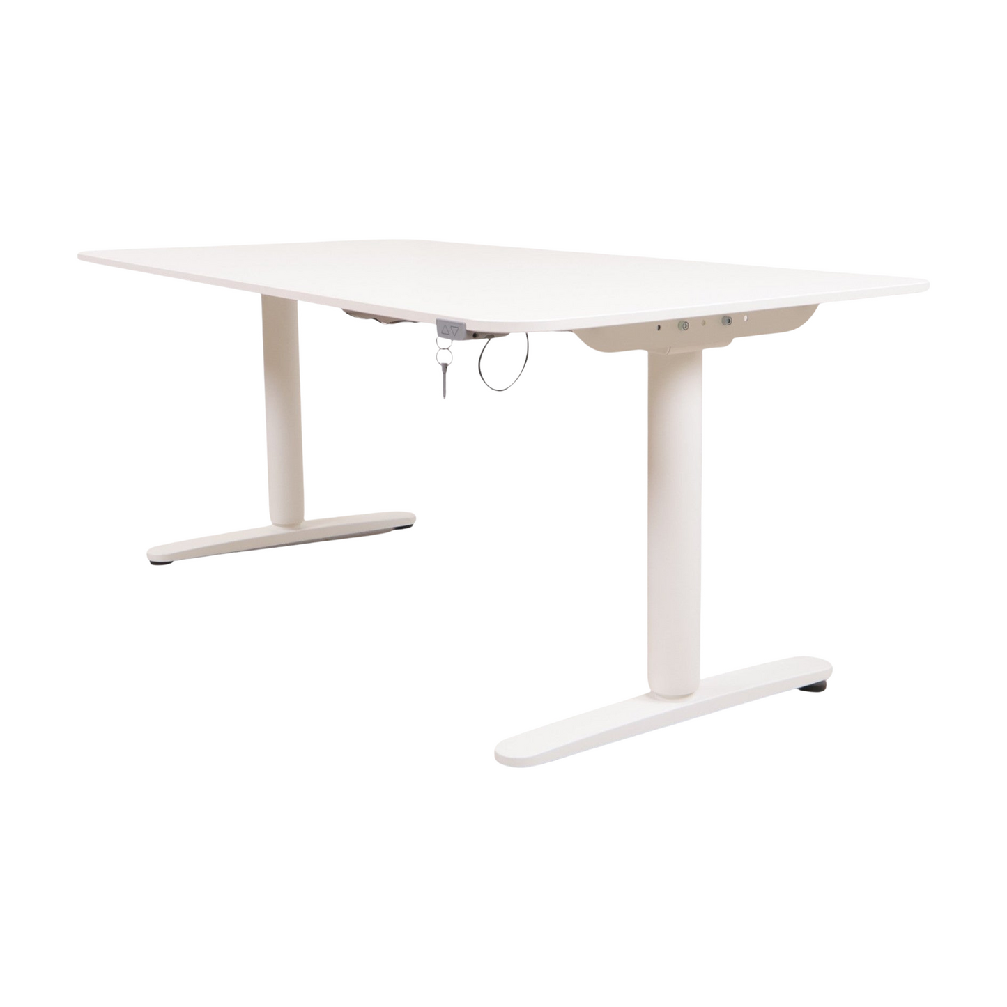 (160x80) IKEA Bekant skrivebord i hvit