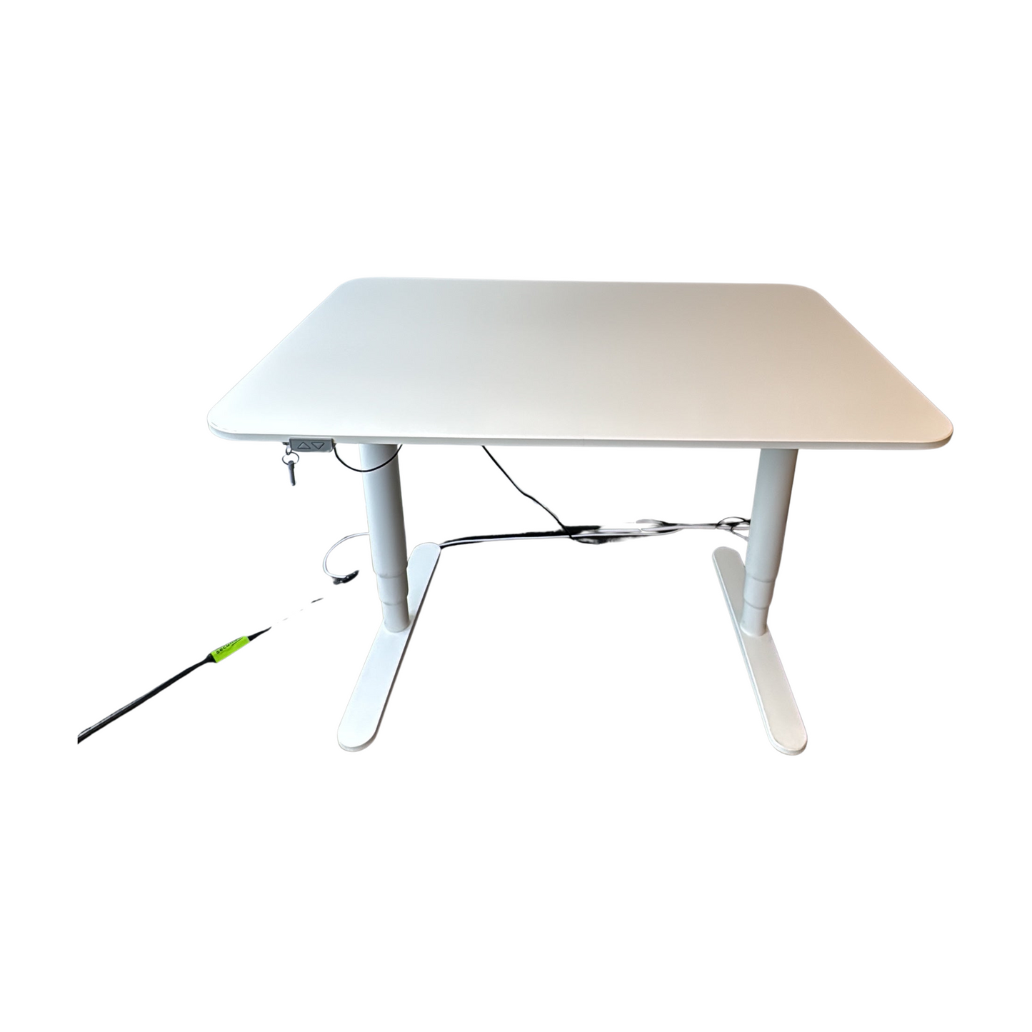 (120x80) IKEA Bekant skrivebord i hvit