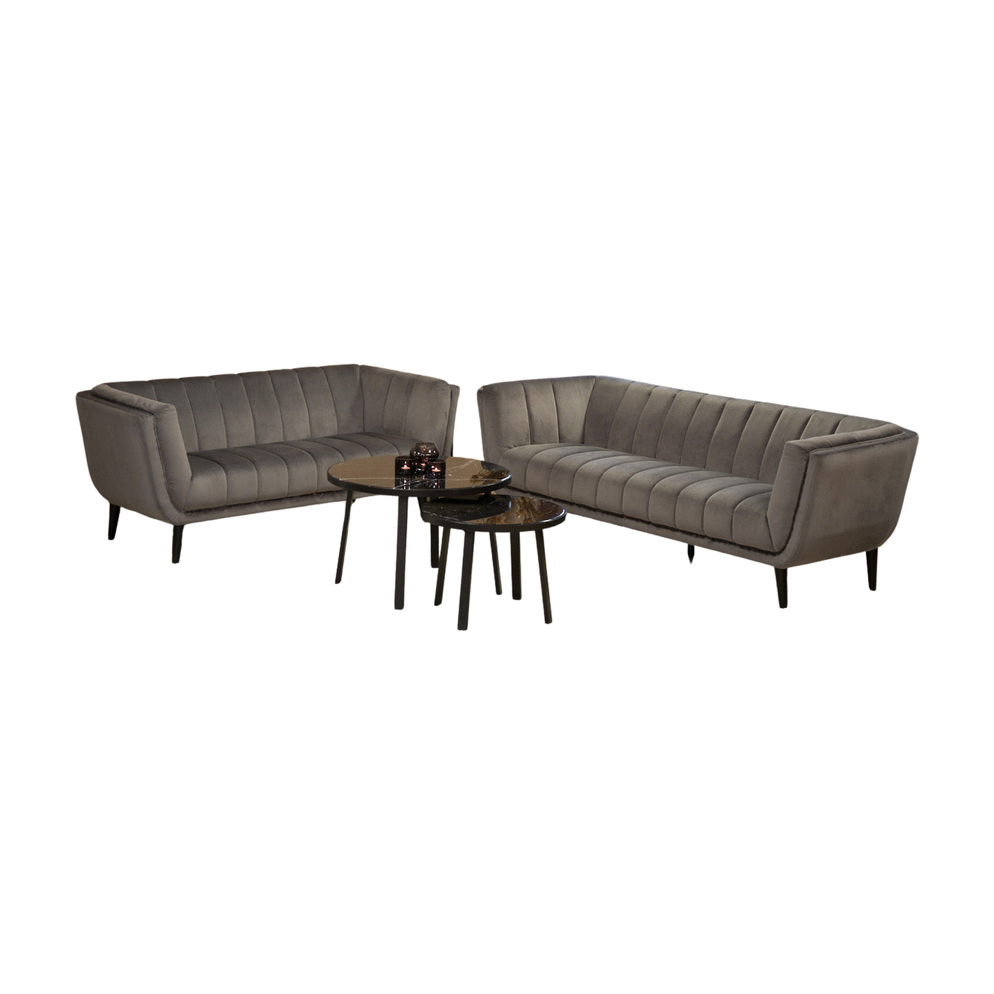 Tampa 2-seter sofa fra A-Møbler, velour