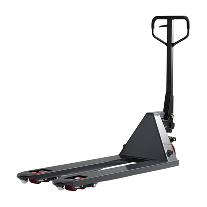 Jekketralle BOOST med hurtigløft, 2000 kg, 1150 mm, boggie/polyuretan, grå fra AJ Produkter