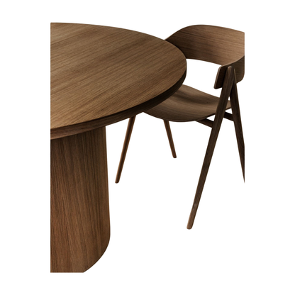 Mie spisebord brun - 127 cm fra Kid