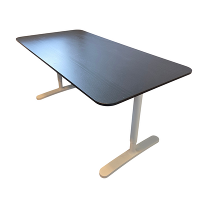 (160x80) IKEA Bekant skrivebord i svart