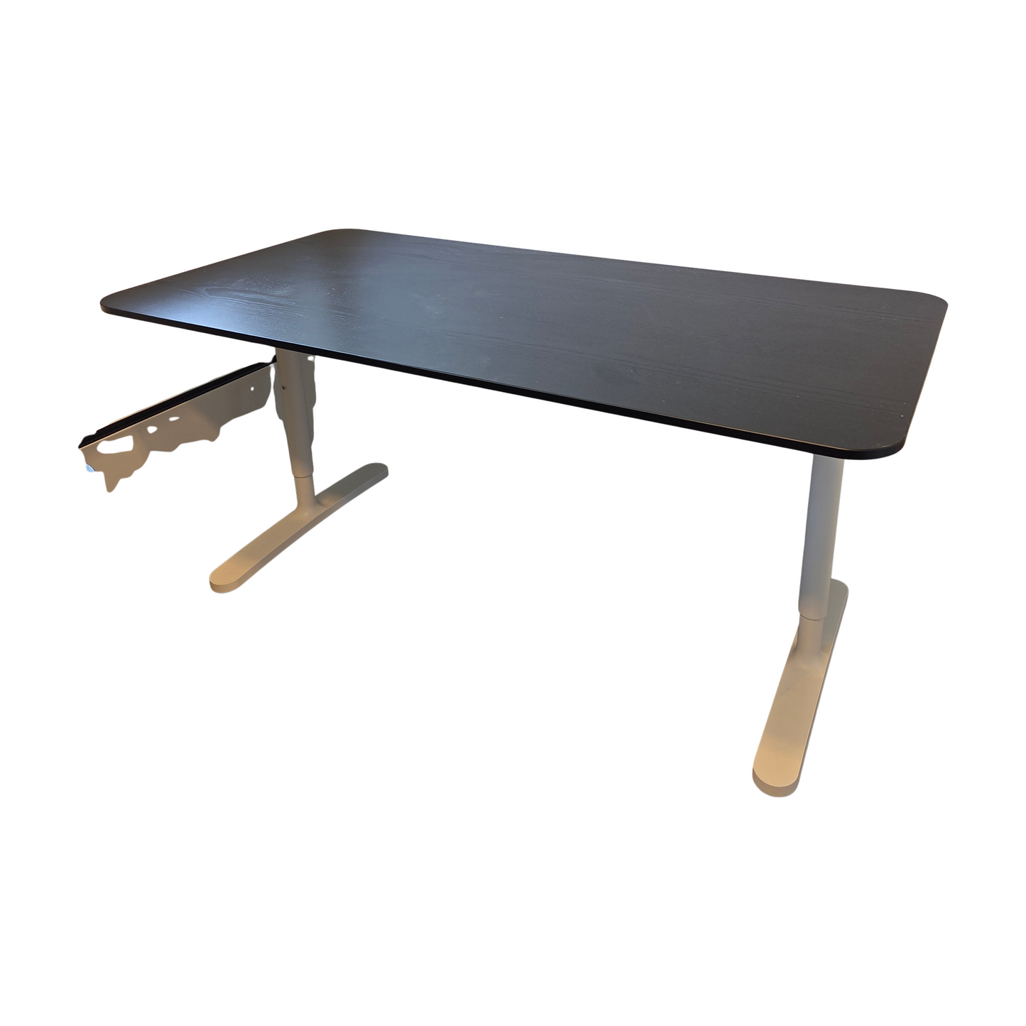 (160x80) IKEA Bekant skrivebord i svart