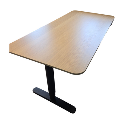(160x80) IKEA Bekant el hev/senk i lyst tre