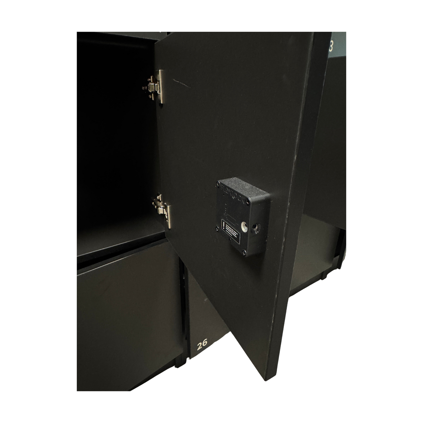 (40x55x179) Aarsland RFID skap i svart