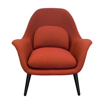 Swoon Lenestol fra Fredericia Furniture i oransje