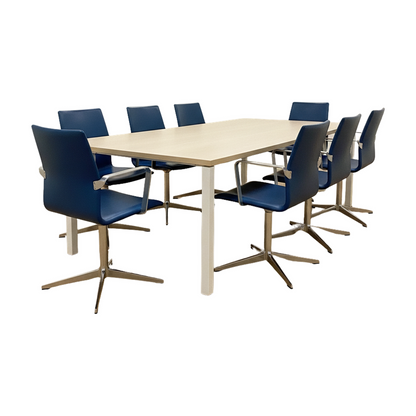 Møtestol fra FOUR Design i blå
