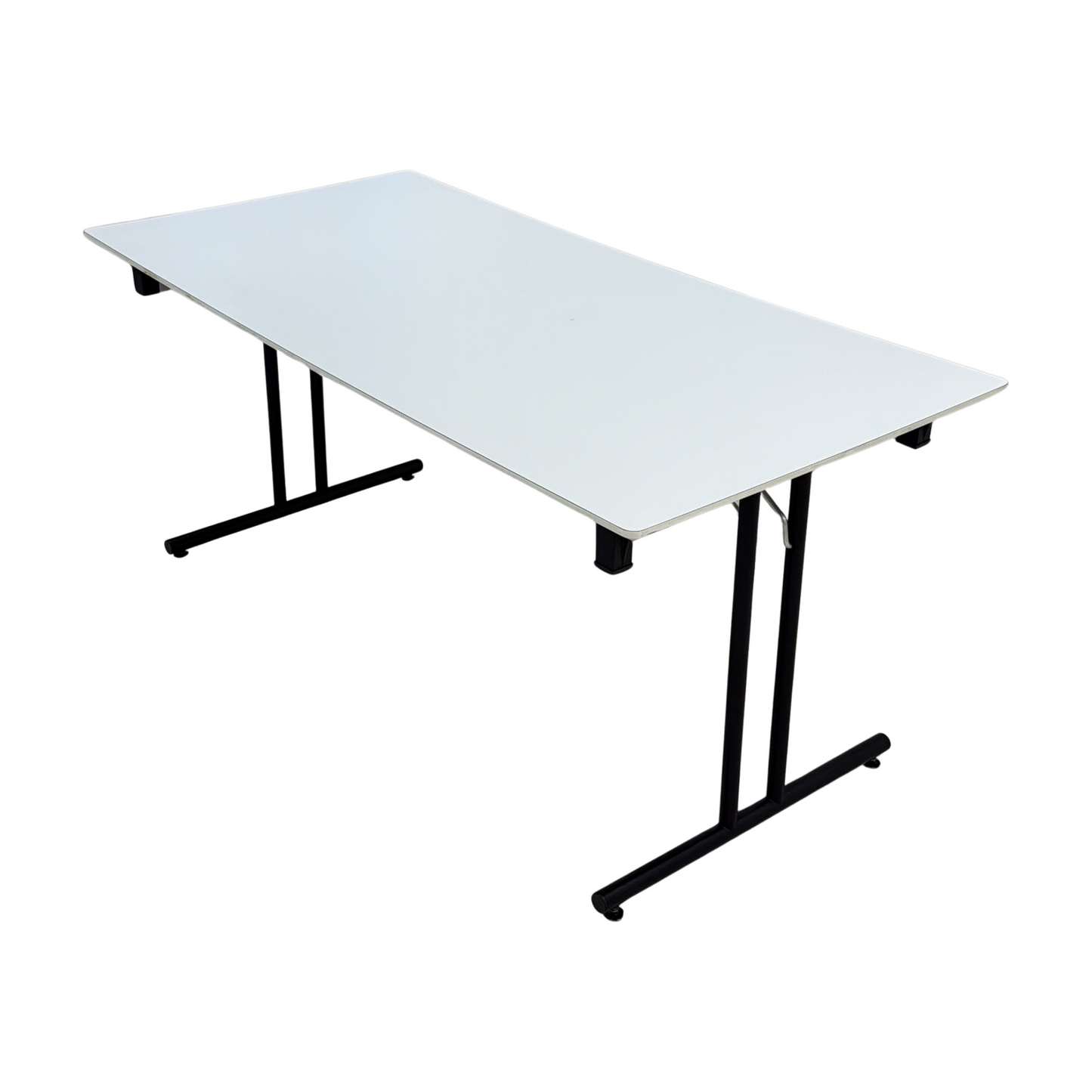 (160x80) sammenleggbart bord i hvit