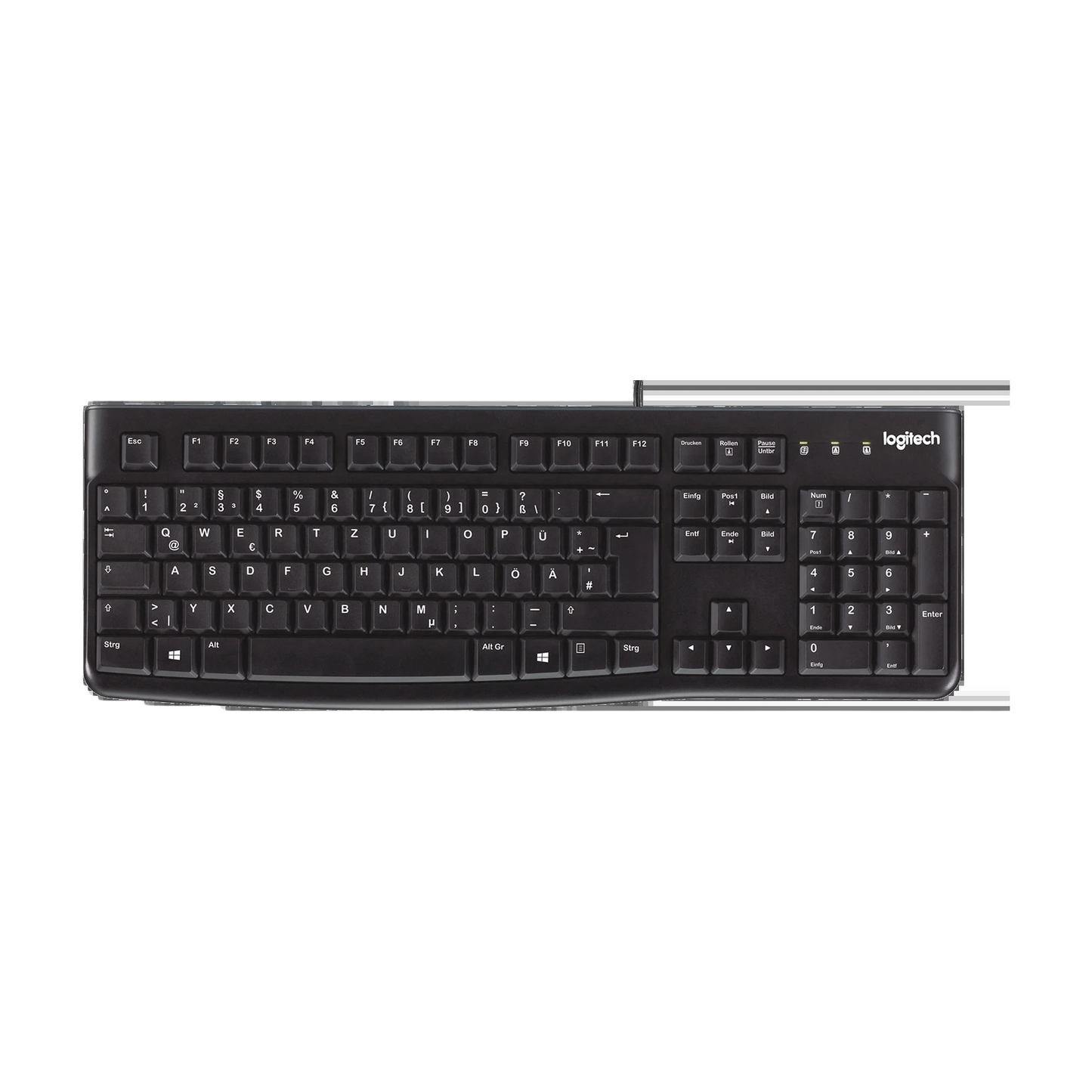 Logitech K120 i svart