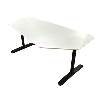 (160x80) IKEA BEKANT skrivebord i hvit