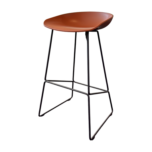 ABOUT A STOOL barstol fra HAY i oransje
