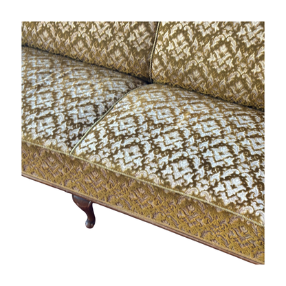 Retro sofa i jacquard-trekk