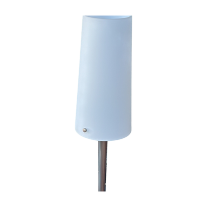 (23x23x134) Gulvlampe i sølv