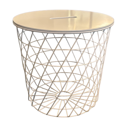 (42x42) IKEA Kvistbro sofabord i hvit