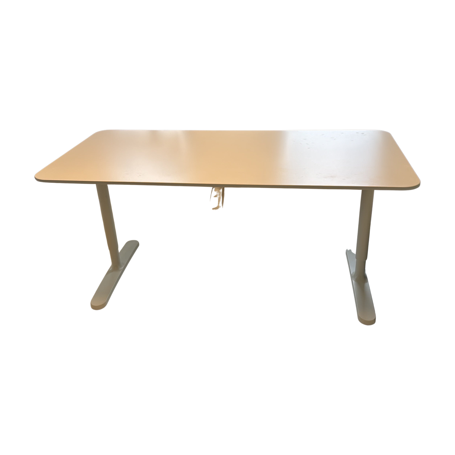 (160x80) IKEA Bekant skrivebord i hvit