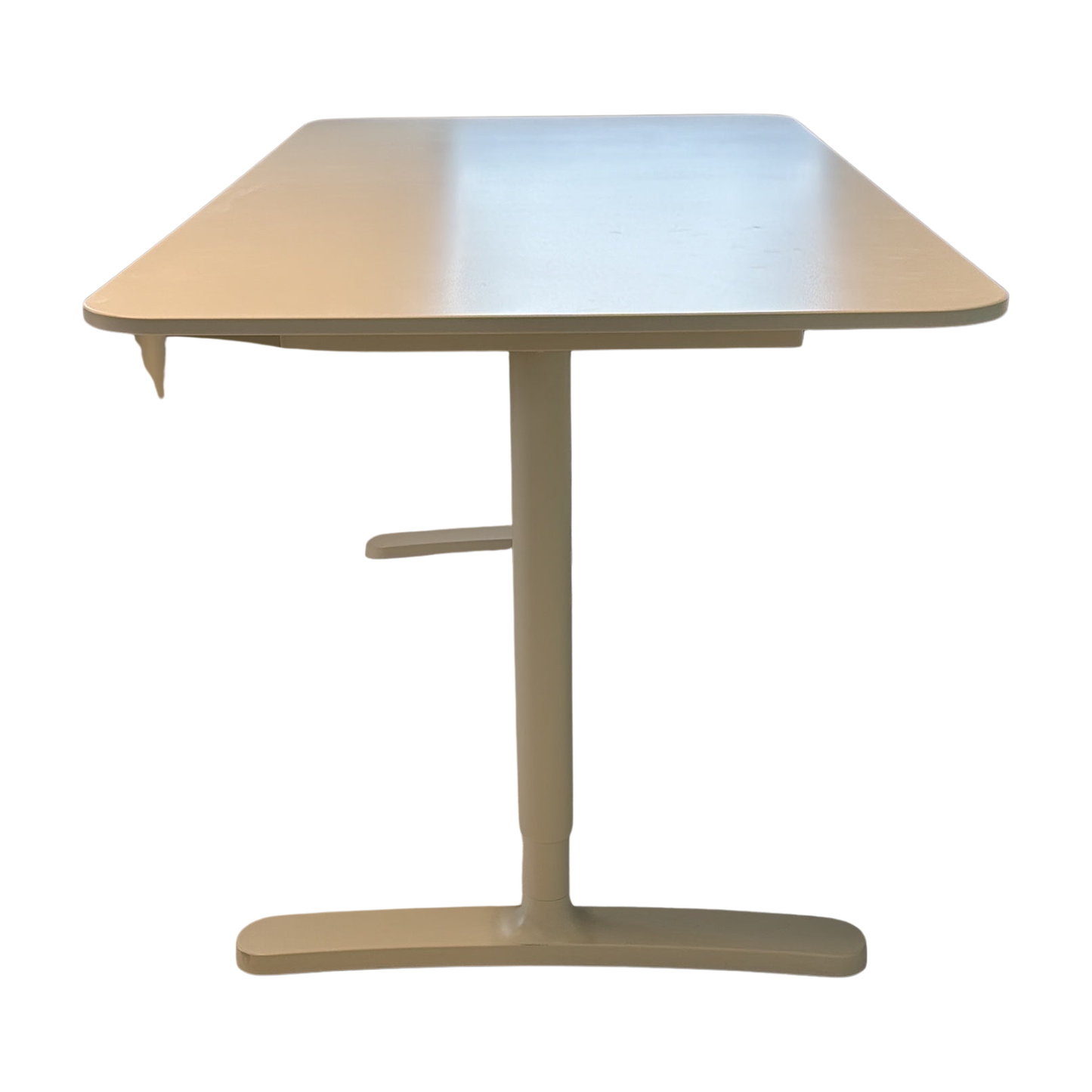 (160x80) IKEA Bekant skrivebord i hvit