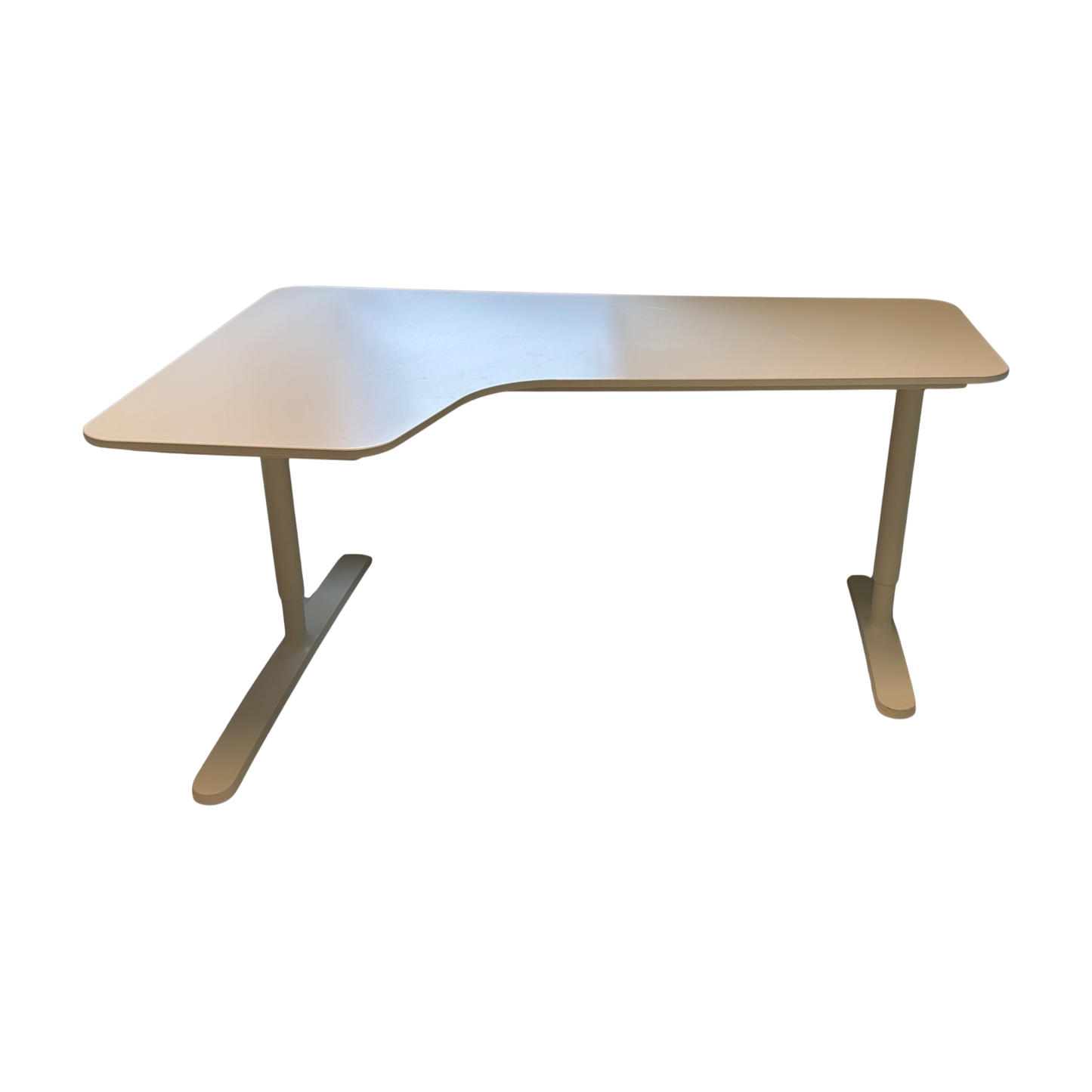 (160x60) IKEA Bekant skrivebord i hvit