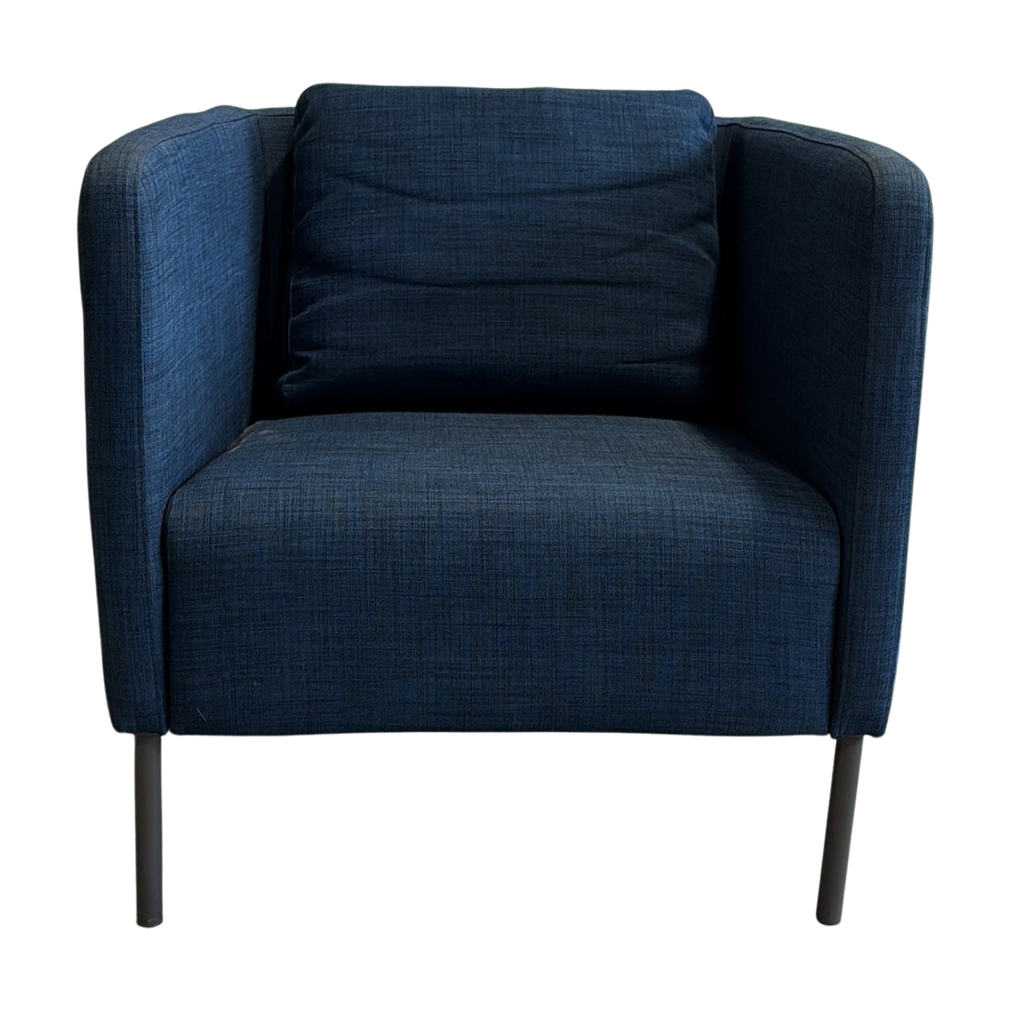 EKERÖ Lenestol fra IKEA i blå, løs ryggpute