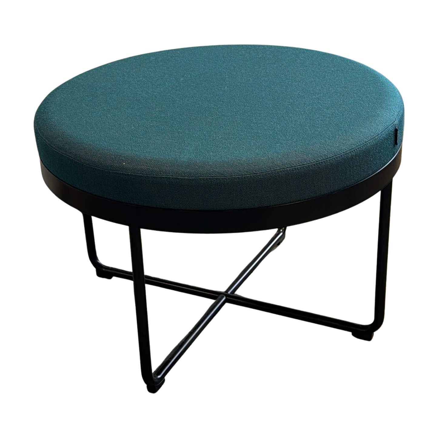 Shima sittepuff fra Johanson Design i grønn, krysstativ i metall