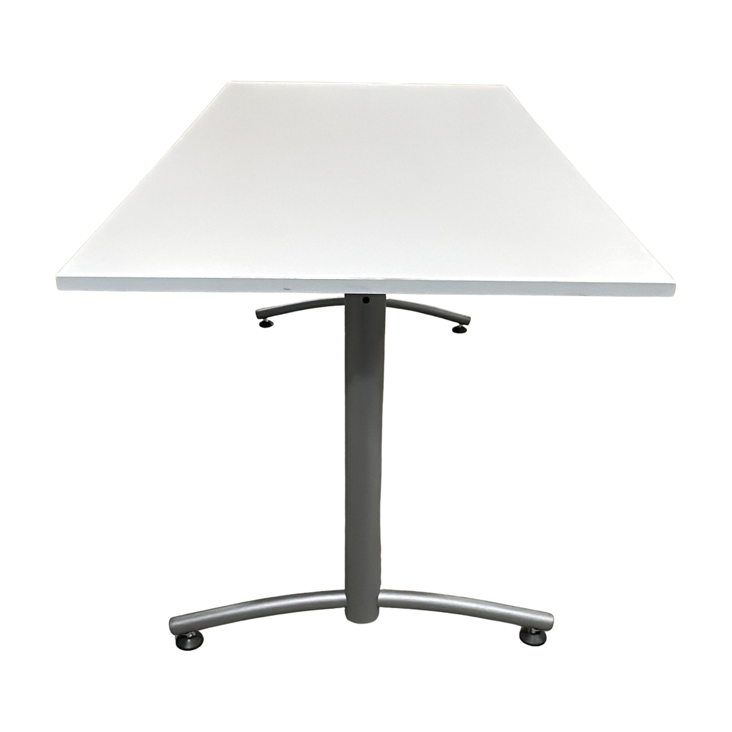(160x80) EFG skrivebord i lys grå