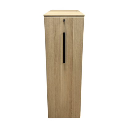 (40x80x125) Kinnarps Space Spoc skap i lyst tre - VENSTRE