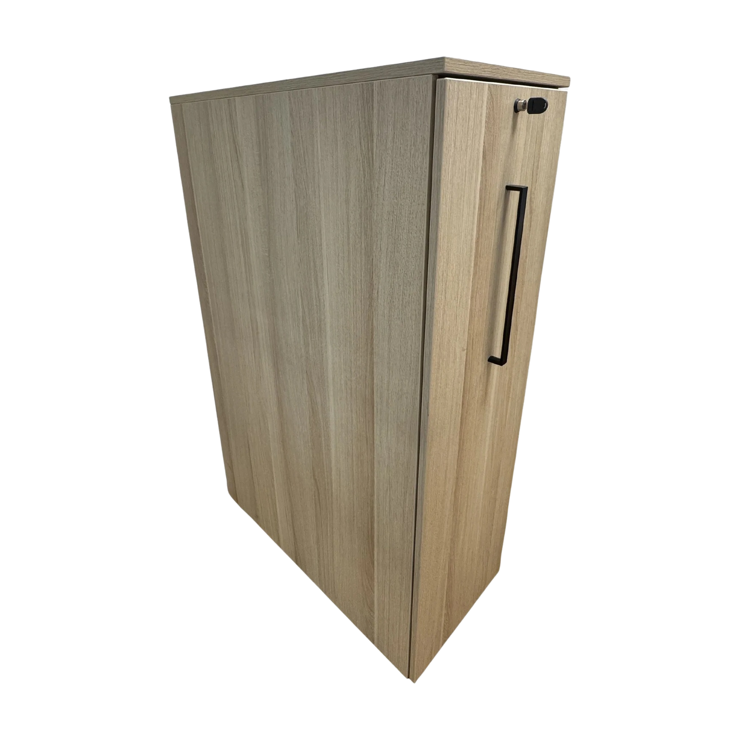 (40x80x125) Kinnarps Space Spoc skap i lyst tre - VENSTRE