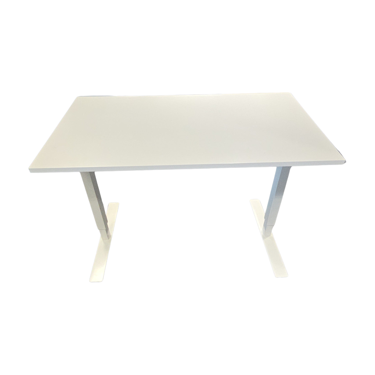 (120x70) IKEA Skarstad manuell hev/senk-bord i hvit, elektrisk