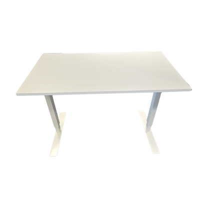 (120x70) IKEA Skarstad manuell hev/senk-bord i hvit, elektrisk