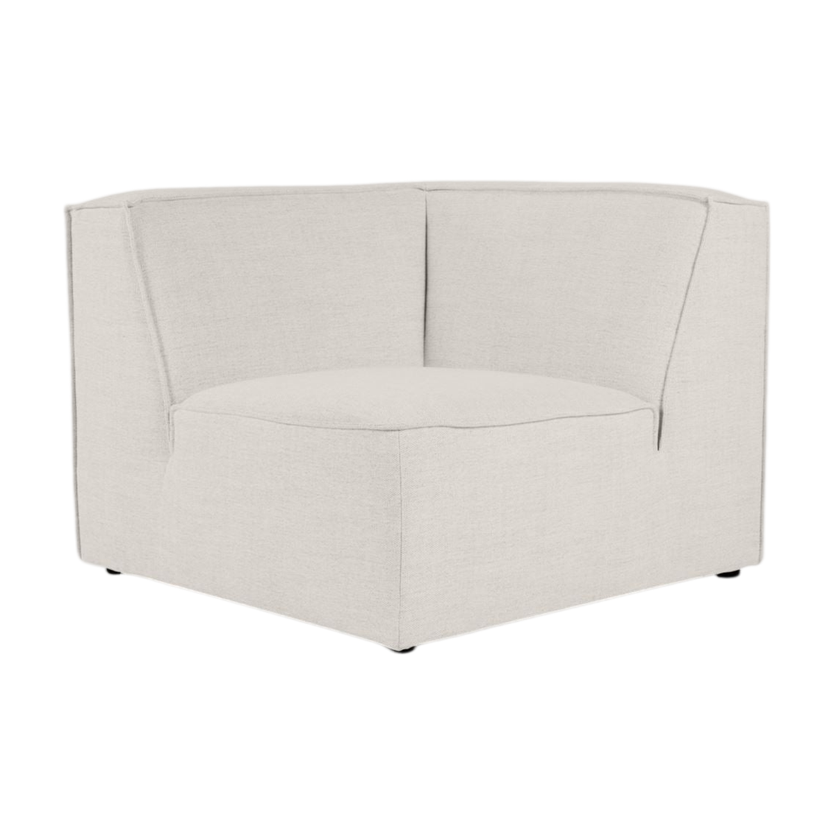 Isa Modul hjørne natur 2-seter sofa fra Kid, slitesterkt tekstil