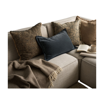Isa Modul hjørne natur 2-seter sofa fra Kid, slitesterkt tekstil