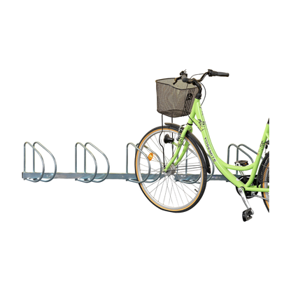 Sykkelstativ BERNARD, 5 plasser, 45° vinkel, B2000 D295 H320 mm fra AJ Produkter