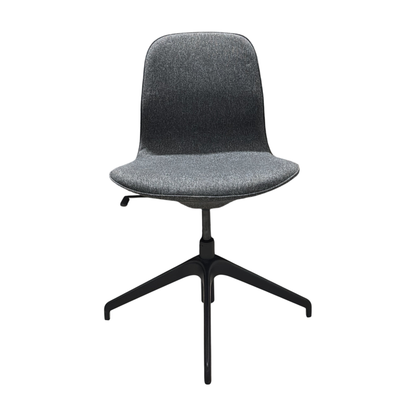 LÅNGFJÄLL konferansestol fra IKEA i grå, stoffsete