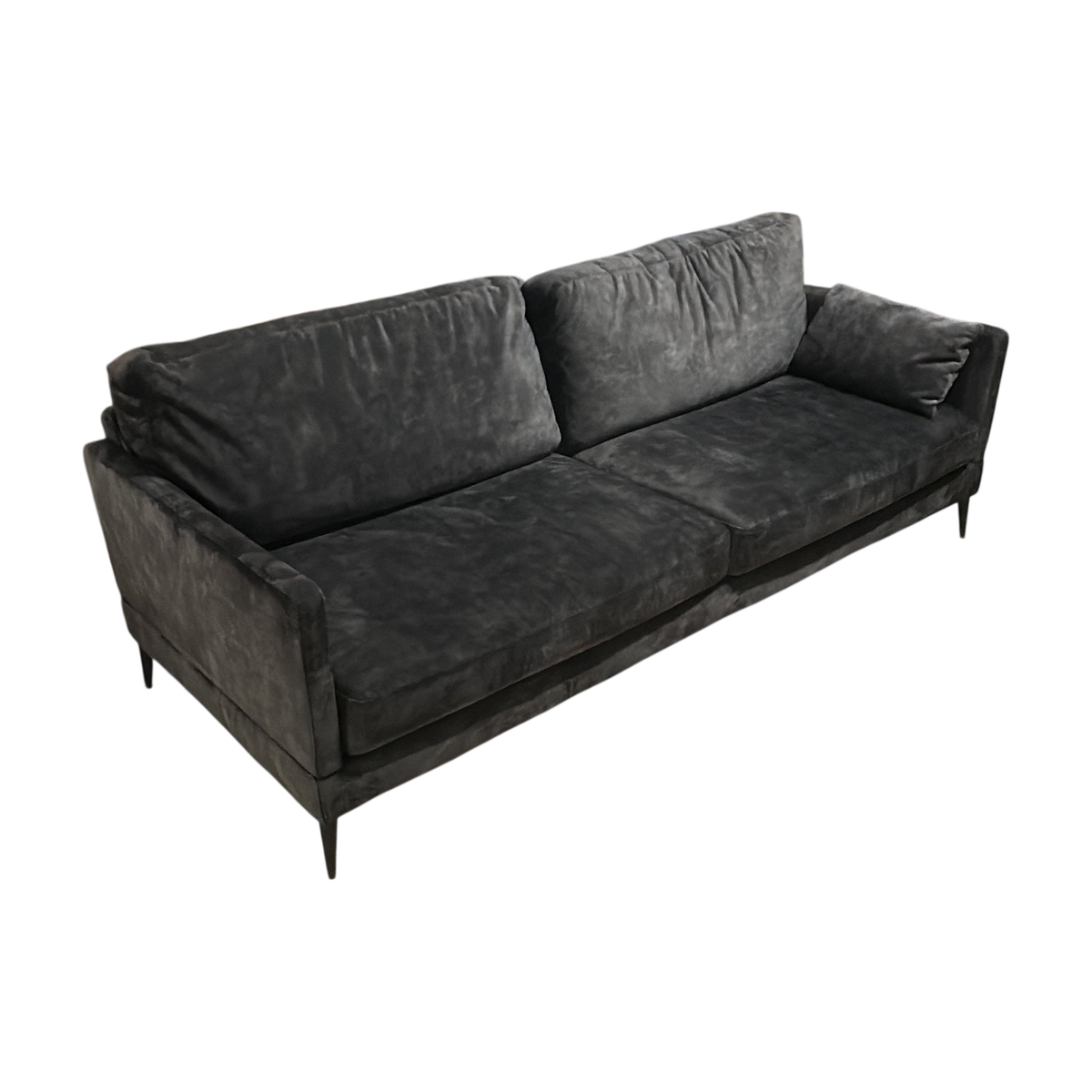 Andorra Sofa Gabby Sofa fra ARTWOOD i mørk grå, velur