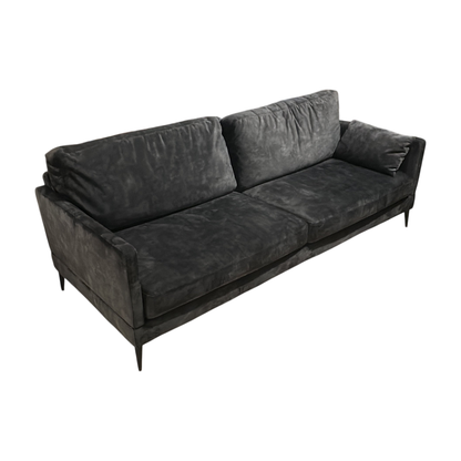 Andorra Sofa Gabby Sofa fra ARTWOOD i mørk grå, velur