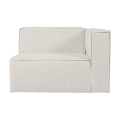 Isa modulsofa fra Kid i beige, 1,5-seter, armlene høyre
