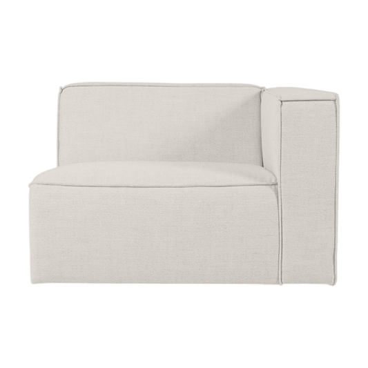Isa modulsofa fra Kid i beige, 1,5-seter, armlene høyre