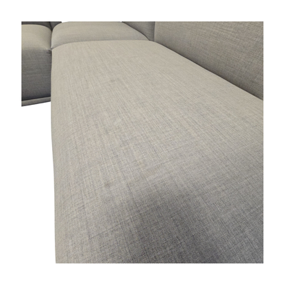 Connect Hjørnesofa fra Muuto i lys grå, åpen ende venstre