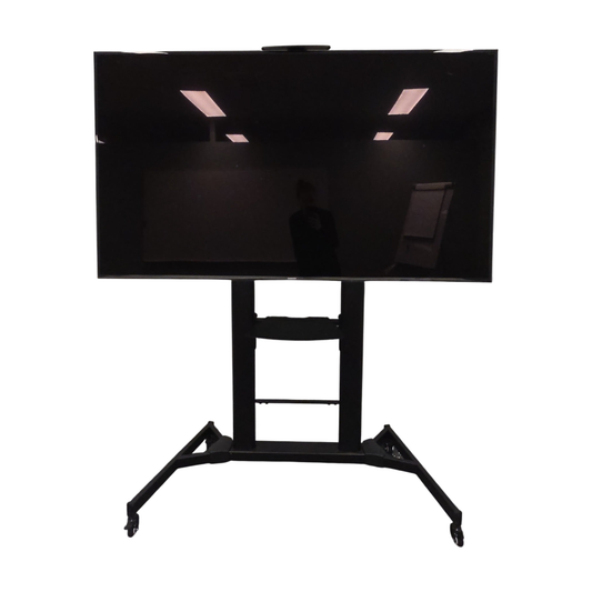 Samsung UE75H6475SUXXE tV, med mobilt stativ på hjul