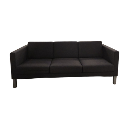 Scandinavia Sofa fra Kinnarps i mørk grå, stoffstrukket