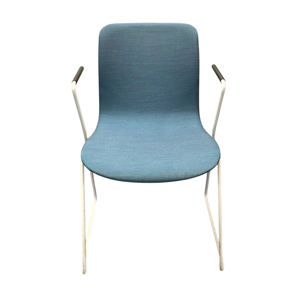 Neo Lite stablestol fra Materia i lys blå, med armlener