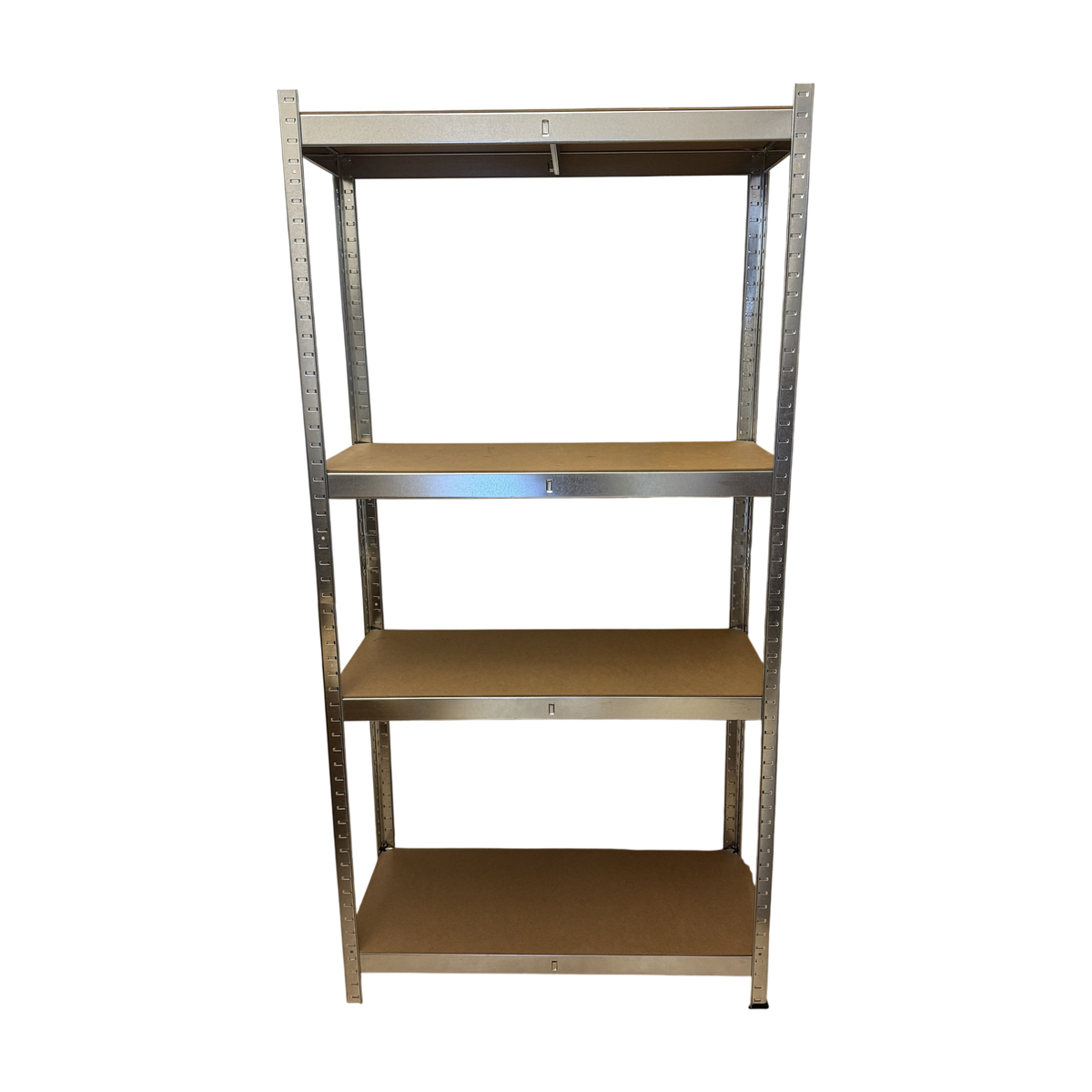 (90x40x180) skap i sølv, 4 hylleplan
