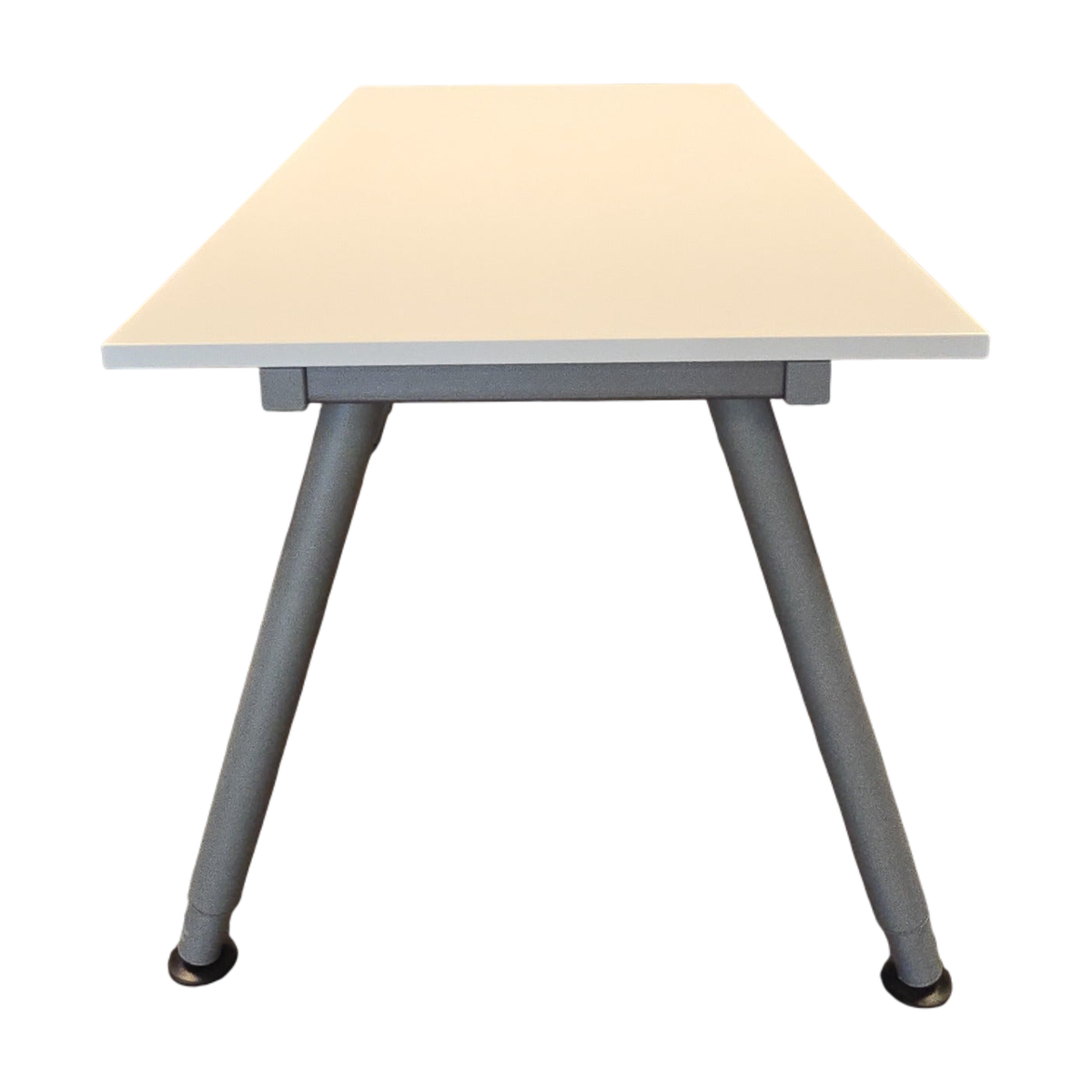 (120x60) IKEA GALANT sofabord i hvit, hvit bordplate
