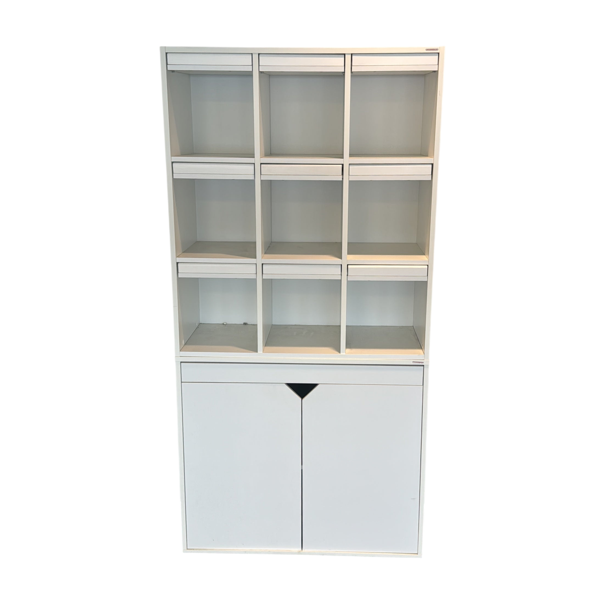 (92x40x184) primaoffice slagdørskap i hvit