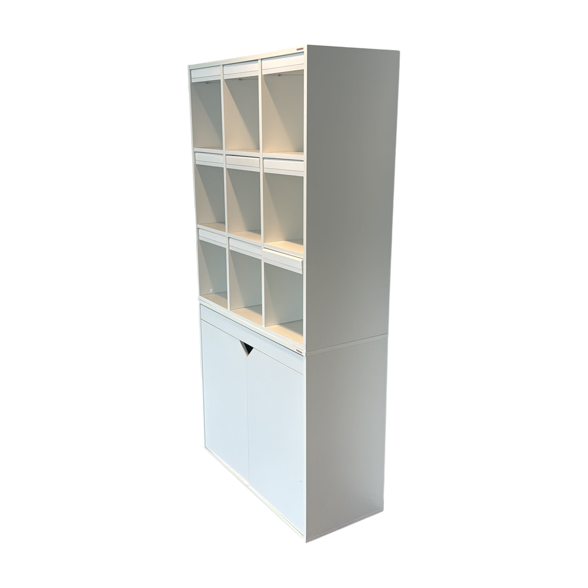 (92x40x184) primaoffice slagdørskap i hvit